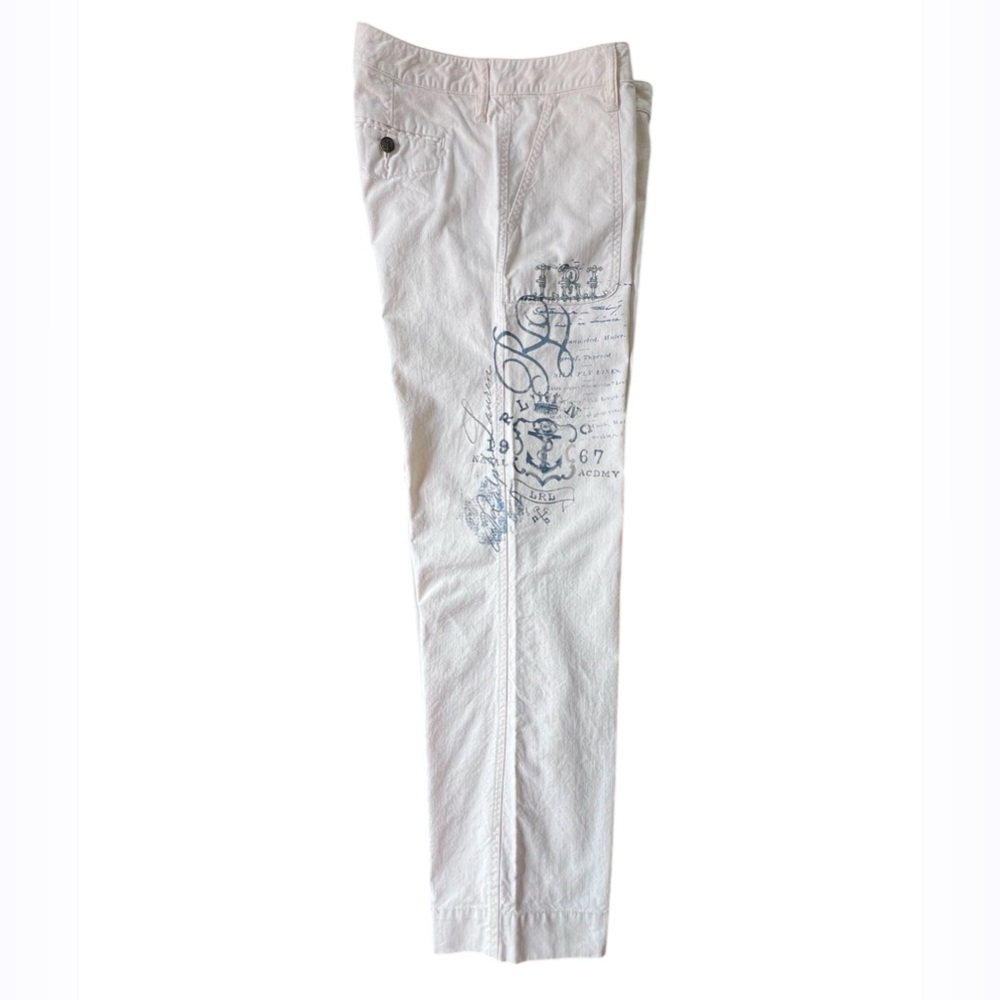 Lauren Ralph Lauren White Naval Academy Straight Leg Pants Size 10 - Picture 3 of 10